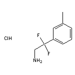 2,2-difluoro-2-(3-methylphenyl)ethan-1-amine hydrochloride