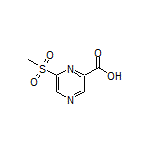 6-(Methylsulfonyl)pyrazine-2-carboxylic Acid