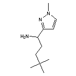 4,4-dimethyl-1-(1-methyl-1H-pyrazol-3-yl)pentan-1-amine