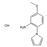 5-methoxy-2-(1H-pyrrol-1-yl)aniline hydrochloride