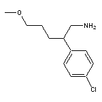 2-(4-chlorophenyl)-5-methoxypentan-1-amine