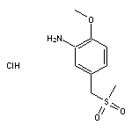 5-(methanesulfonylmethyl)-2-methoxyaniline hydrochloride