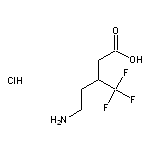 5-amino-3-(trifluoromethyl)pentanoic acid hydrochloride