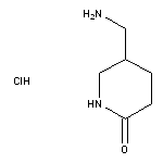 5-(aminomethyl)piperidin-2-one hydrochloride