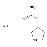 2-(pyrrolidin-3-yl)acetamide hydrochloride