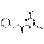 benzyl 4-amino-6-(dimethylamino)-1,3,5-triazine-2-carboxylate