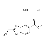 methyl 2-(aminomethyl)-1H-1,3-benzodiazole-5-carboxylate dihydrochloride