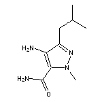 4-amino-1-methyl-3-(2-methylpropyl)-1H-pyrazole-5-carboxamide