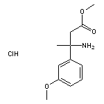 methyl 3-amino-3-(3-methoxyphenyl)butanoate hydrochloride