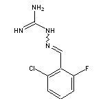 1-{[(2-chloro-6-fluorophenyl)methylidene]amino}guanidine