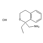 (1-ethyl-3,4-dihydro-1H-2-benzopyran-1-yl)methanamine hydrochloride