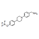 4-[4-[4-(Trifluoromethoxy)phenyl]-1-piperidyl]benzylamine