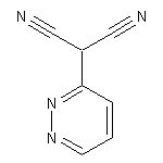 2-(pyridazin-3-yl)propanedinitrile