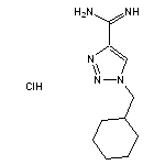 1-(cyclohexylmethyl)-1H-1,2,3-triazole-4-carboximidamide hydrochloride