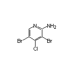 2-Amino-3,5-dibromo-4-chloropyridine