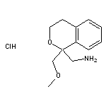 [1-(methoxymethyl)-3,4-dihydro-1H-2-benzopyran-1-yl]methanamine hydrochloride