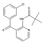 N-[3-(3-chlorobenzoyl)pyridin-2-yl]-2,2-dimethylpropanamide