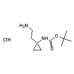 tert-butyl N-[1-(2-aminoethyl)cyclopropyl]carbamate hydrochloride