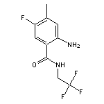 2-amino-5-fluoro-4-methyl-N-(2,2,2-trifluoroethyl)benzamide