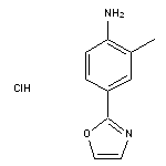 2-methyl-4-(1,3-oxazol-2-yl)aniline hydrochloride