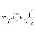 1-(4-methoxyoxolan-3-yl)-1H-1,2,3-triazole-4-carboxamide