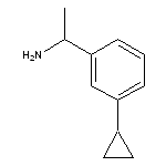 1-(3-cyclopropylphenyl)ethan-1-amine