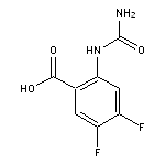 2-(carbamoylamino)-4,5-difluorobenzoic acid