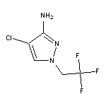 4-chloro-1-(2,2,2-trifluoroethyl)-1H-pyrazol-3-amine