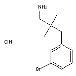 3-(3-bromophenyl)-2,2-dimethylpropan-1-amine hydrochloride