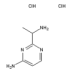 2-(1-aminoethyl)pyrimidin-4-amine dihydrochloride