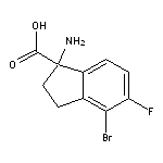 1-amino-4-bromo-5-fluoro-2,3-dihydro-1H-indene-1-carboxylic acid