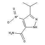 4-nitro-3-(propan-2-yl)-1H-pyrazole-5-carboxamide