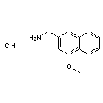 (4-methoxynaphthalen-2-yl)methanamine hydrochloride