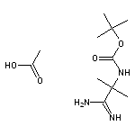 acetic acid tert-butyl N-(1-carbamimidoyl-1-methylethyl)carbamate