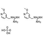 bis(1-[(2-methoxypyridin-4-yl)methyl]guanidine), sulfuric acid