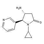 rac-(4R,5S)-4-amino-1-cyclopropyl-5-(pyridin-3-yl)pyrrolidin-2-one