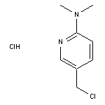 5-(chloromethyl)-N,N-dimethylpyridin-2-amine hydrochloride