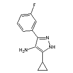 5-cyclopropyl-3-(3-fluorophenyl)-1H-pyrazol-4-amine