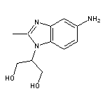 2-(5-amino-2-methyl-1H-1,3-benzodiazol-1-yl)propane-1,3-diol