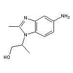 2-(5-amino-2-methyl-1H-1,3-benzodiazol-1-yl)propan-1-ol