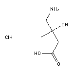 4-amino-3-hydroxy-3-methylbutanoic acid hydrochloride