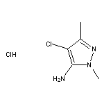 4-chloro-1,3-dimethyl-1H-pyrazol-5-amine hydrochloride