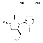 rac-(4R,5S)-4-(aminomethyl)-1-methyl-5-(1-methyl-1H-imidazol-2-yl)pyrrolidin-2-one dihydrochloride