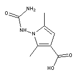 1-(carbamoylamino)-2,5-dimethyl-1H-pyrrole-3-carboxylic acid