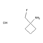 1-(fluoromethyl)cyclobutan-1-amine hydrochloride