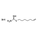 (hept-6-en-1-ylsulfanyl)methanimidamide hydrobromide