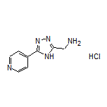 [5-(Pyridin-4-yl)-4H-1,2,4-triazol-3-yl]methanamine Hydrochloride