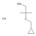 2-(cyclopropylmethoxy)-2-methylpropan-1-amine hydrochloride