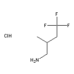 4,4,4-trifluoro-2-methylbutan-1-amine hydrochloride