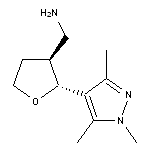 rac-[(2R,3S)-2-(trimethyl-1H-pyrazol-4-yl)oxolan-3-yl]methanamine